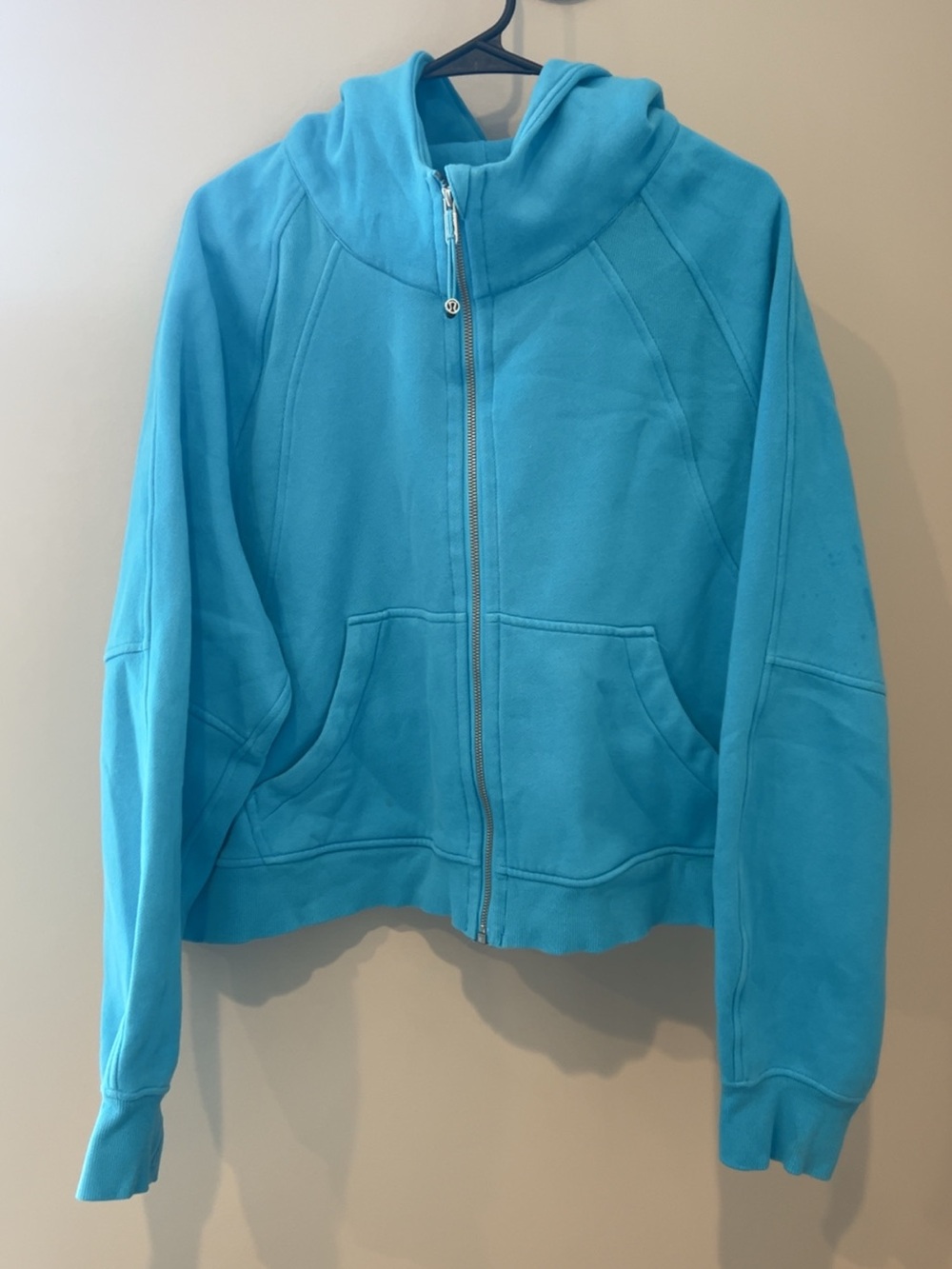 Lululemon Scuba full zip with hoodie in kayak blue/ very rare xl/xxl